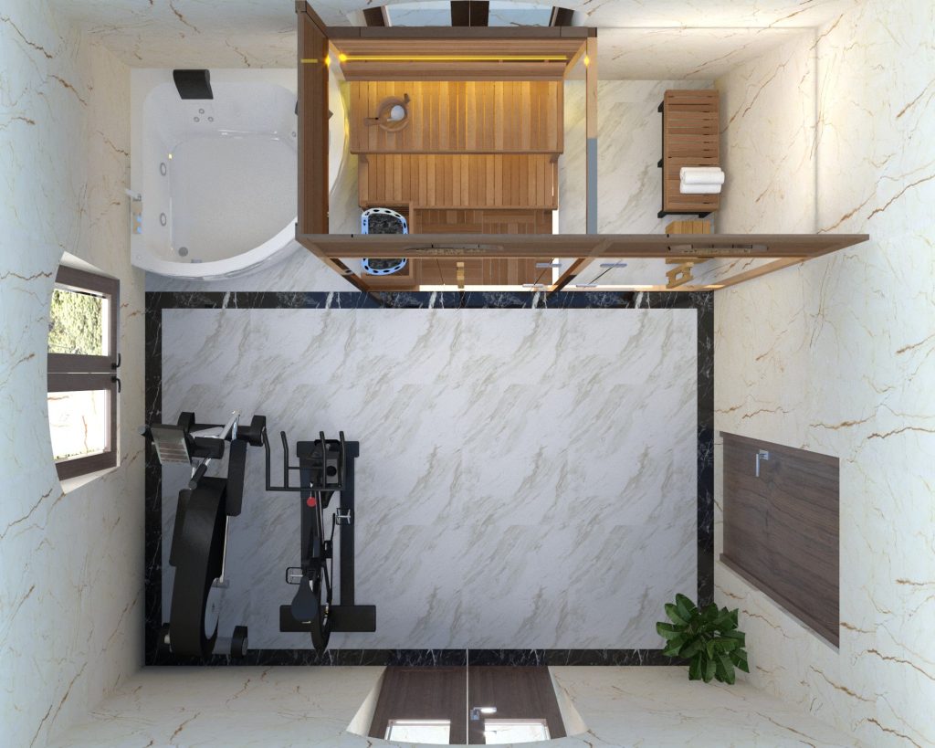 thi công phòng xông hơi - HELIOS SAUNA