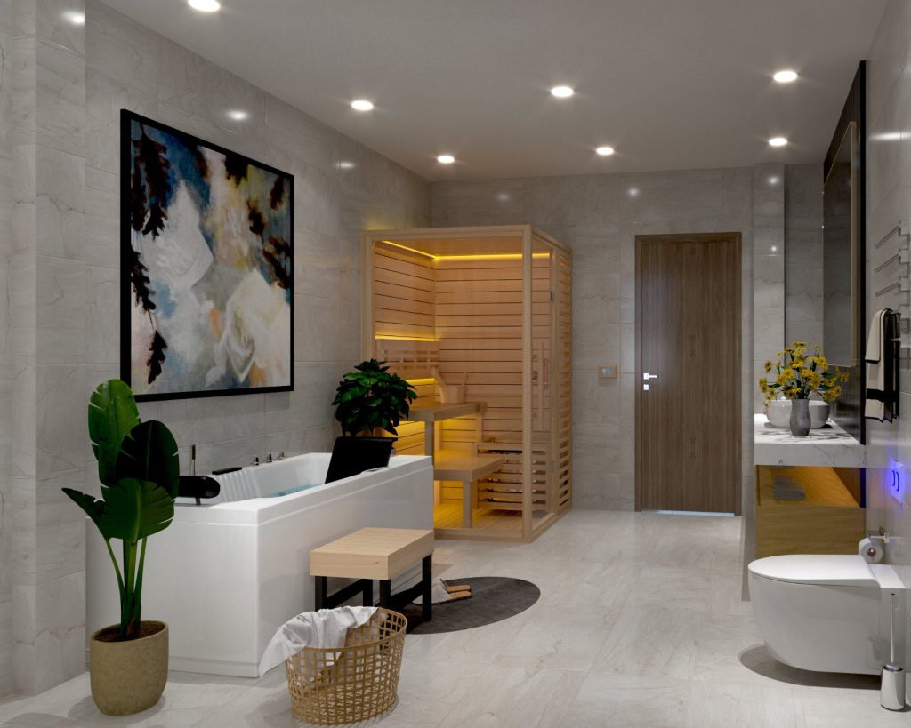 thiết kế và thi công phòng xông hơi - HELIOS SAUNA