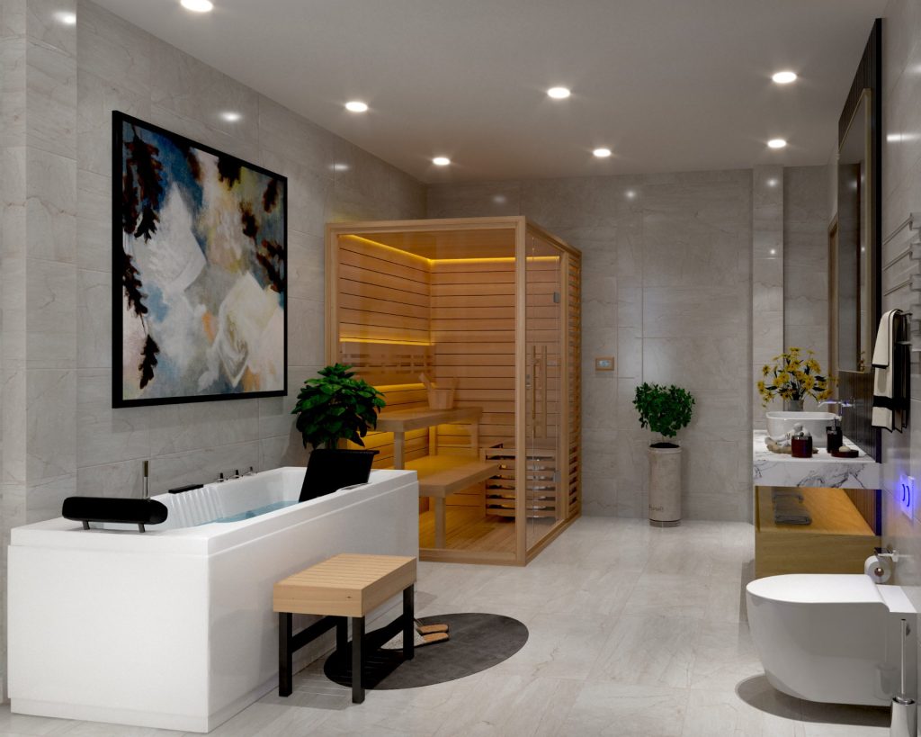 thiết kế và thi công phòng xông hơi - HELIOS SAUNA