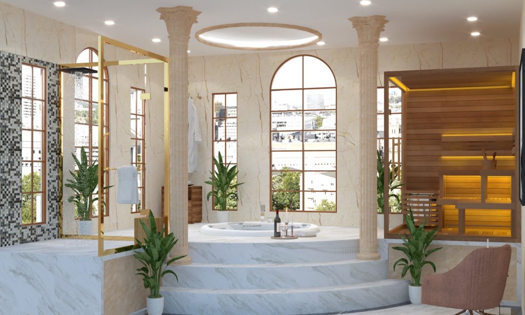 thiết kế và thi công phòng xông hơi HELIOS