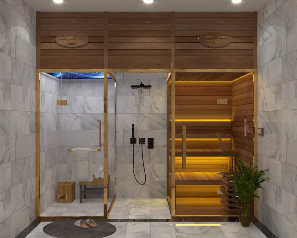 thiết kế và thi công phòng xông hơi - HELIOS SAUNA