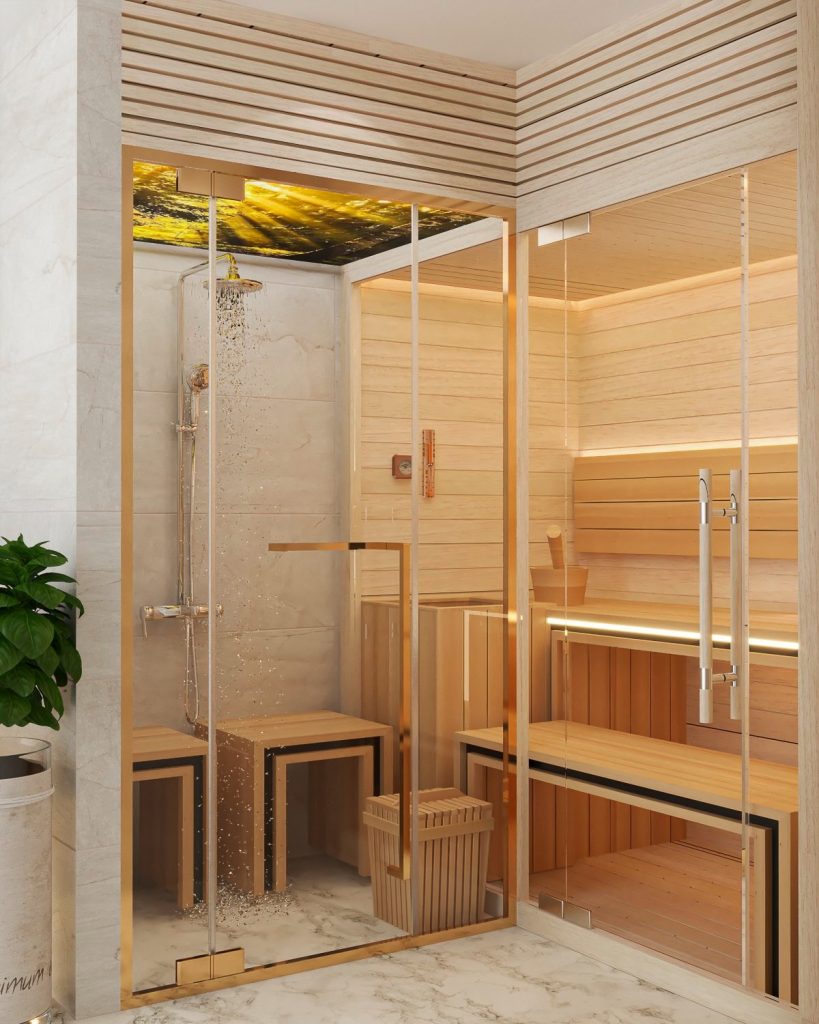 thi công phòng xông hơi - HELIOS SAUNA