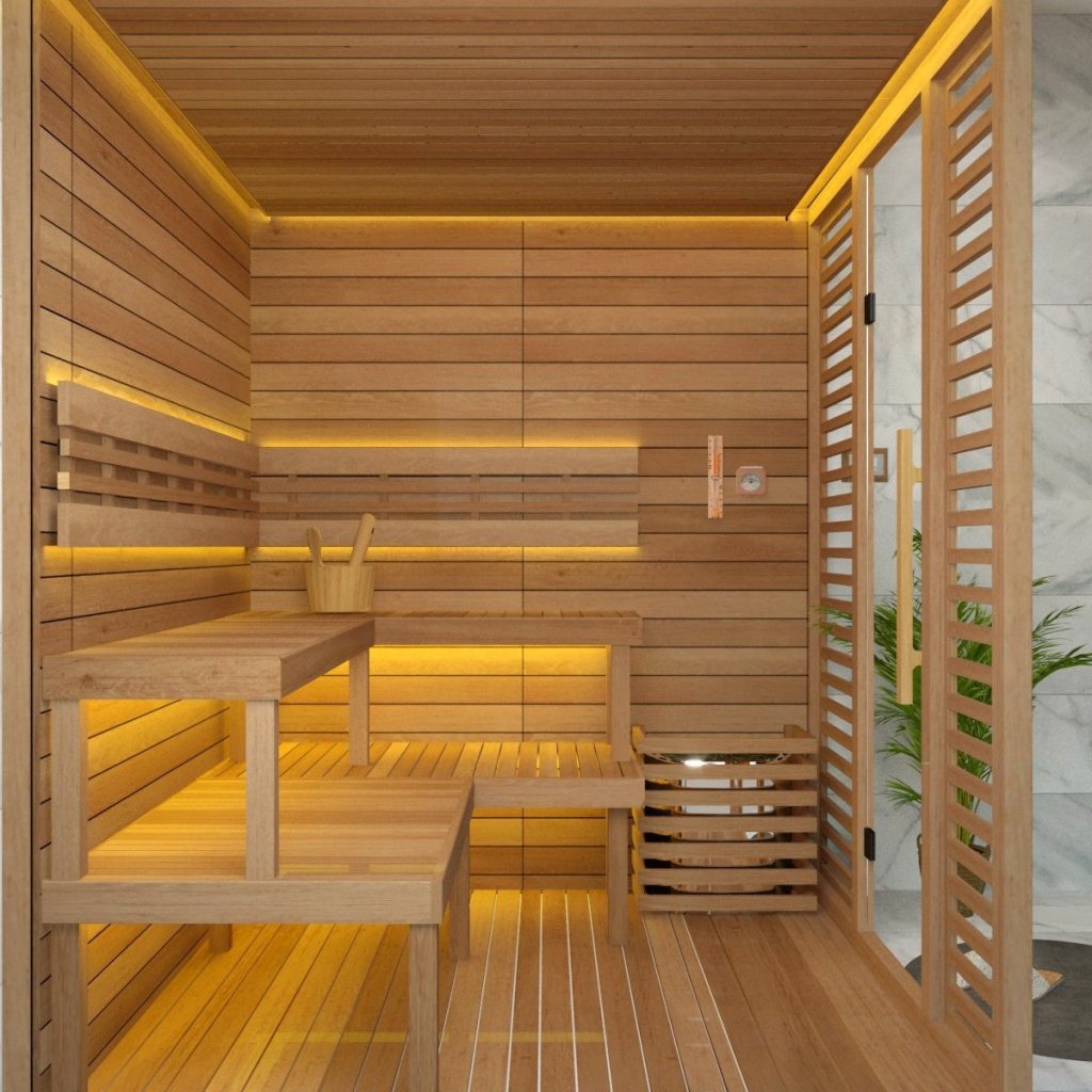 thi công phòng xông hơi - HELIOS SAUNA