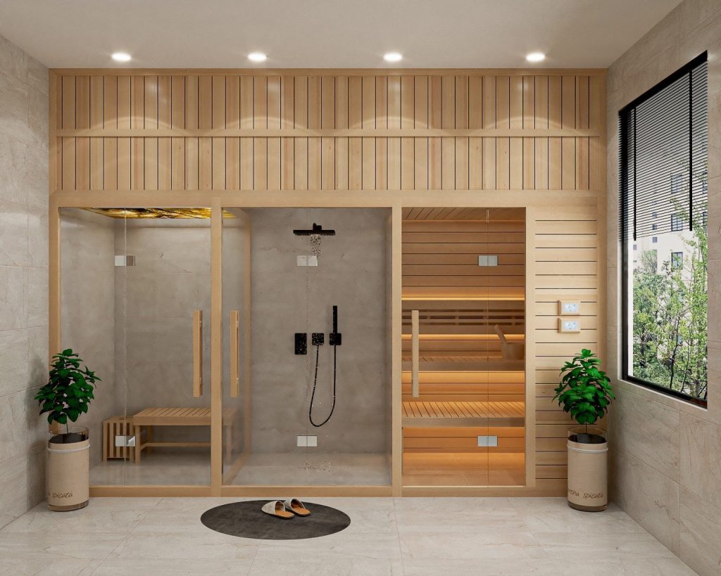 thiết kế và thi công phòng xông hơi HELIOS