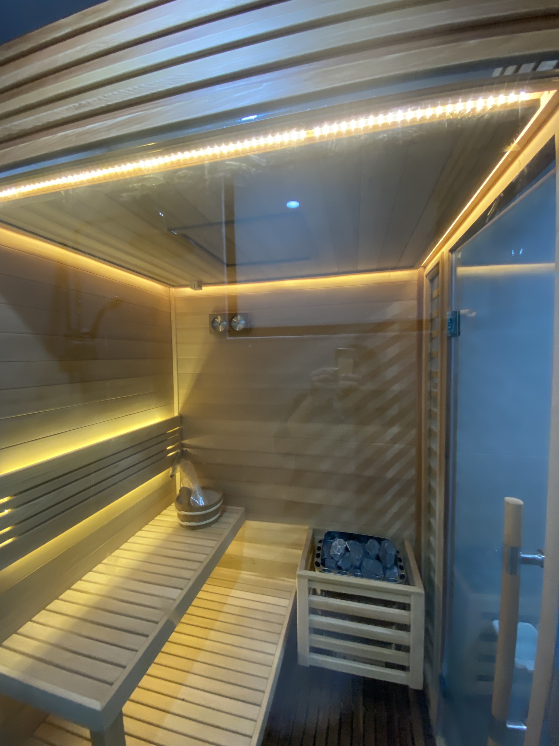 Kỹ thuật chia đố gỗ lắp đặt phòng xông hơi