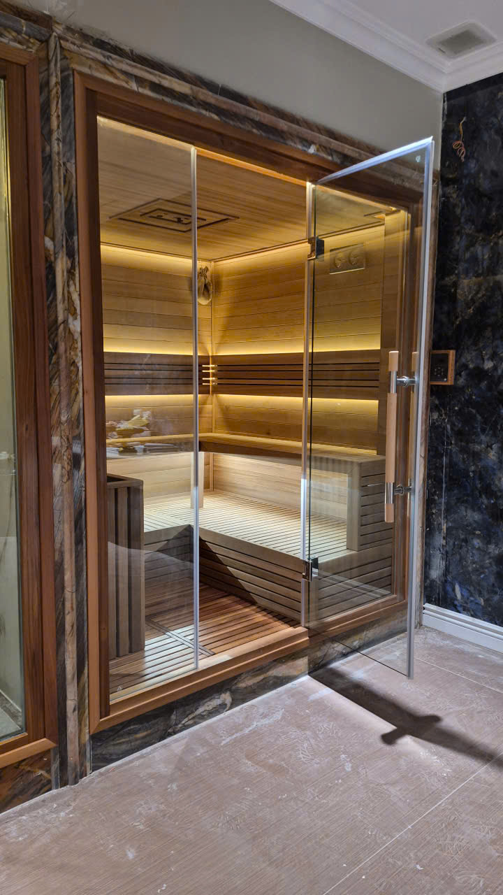 Dự Án Thi Công Tổ Hợp Phòng Xông Hơi Biệt Thự Cao Cấp Tại TP. Hồ Chí Minh | Helios Sauna 4 Bàn giao nghiệm thu công trình phòng xông hơi biệt thự gia đình Anh Ngãi TP.HCM