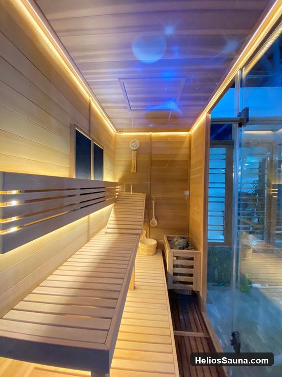 Khu vực bể bơi và xông hơi thư giãn tại Khách sạn Hoàng Nhâm Lai Châu do Helios Sauna thi công