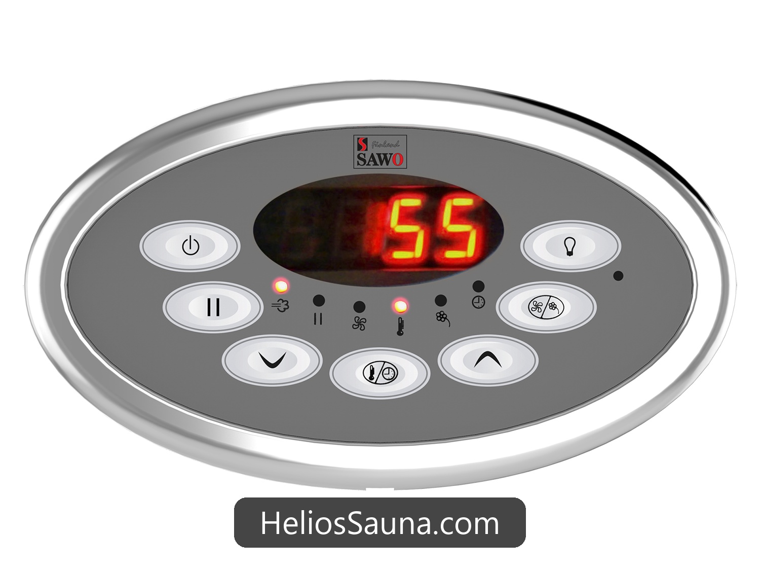Bảng Điều Khiển Cảm Ứng Máy Xông Hơi Ướt SAWO Inface Touch (STP-INFACE) 7 Bản tiêu chuẩn viền bo cong chống ẩm STP-INFACE