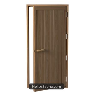 Cửa Gỗ Phòng Xông Hơi Khô SAWO Wooden Sauna Door (Gỗ Sọc & Khung Kính)