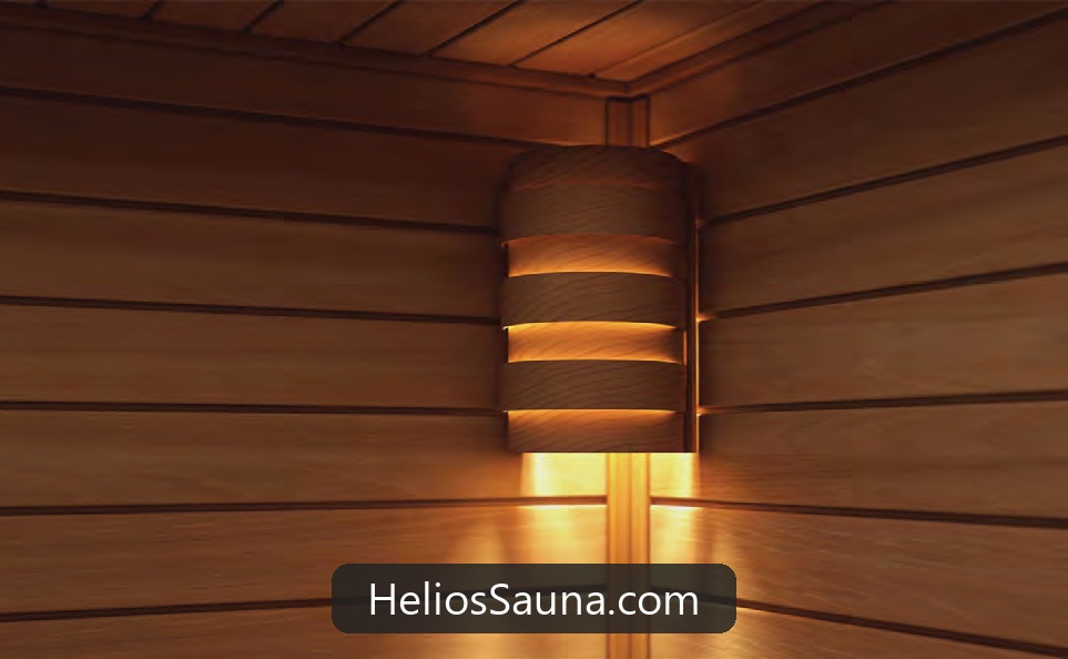 Đèn Phòng Xông Hơi SAWO & Khung Bao Đèn Gỗ 7 Khung bao đèn gỗ vuông vát cạnh SAWO Square Light Cover